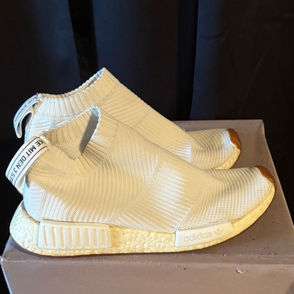adidas Other - Adidas Cream Slip-On Sneakers